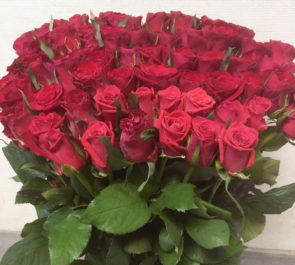 還暦祝い赤バラ花束60本